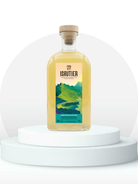 Rhum arrangé intense citron 4 saisons gingembre Isautier
